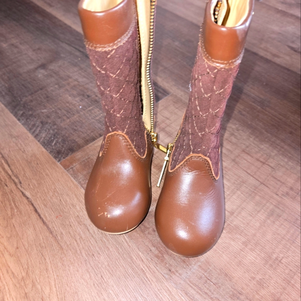 Janie and Jack Brown Leather Boots